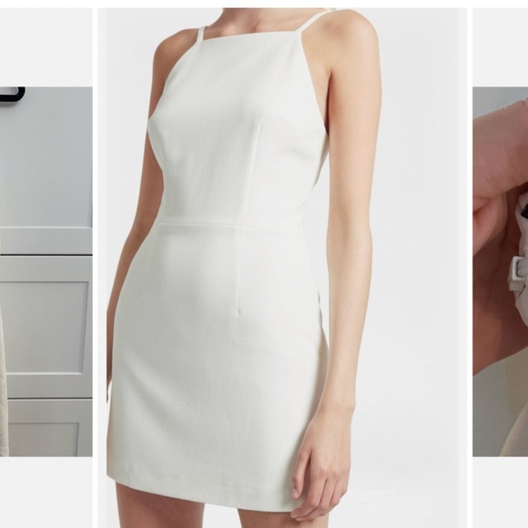 NEVER WORN NWT French Connection 71hzo Summer White Square Neck Dress - Picture 2 of 11